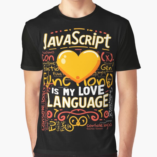 Item preview, JavaScript is My Love Language designed and sold by mwebba2005.