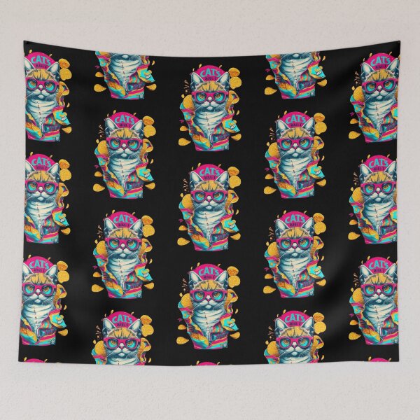 Item preview, Funny cat in a bag of chips designed and sold by ArtFeverShop.
