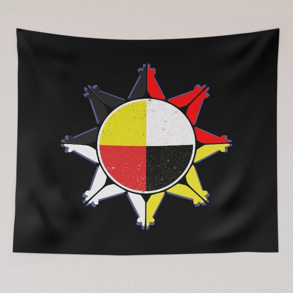 Item preview, Native American Medicine Wheel lakota designed and sold by mixedshop.