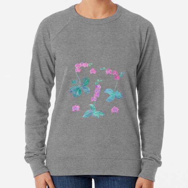 Orchids Lightweight Sweatshirt