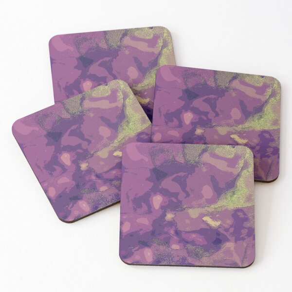 Item preview, Celestial Rapture: Violet and Gold Pouring Art designed and sold by GAP90.