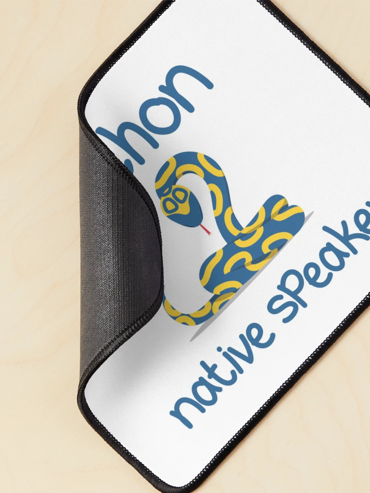 Thumbnail 2 of 5, Mouse Pad, python native speaker designed and sold by Reesh-Store.