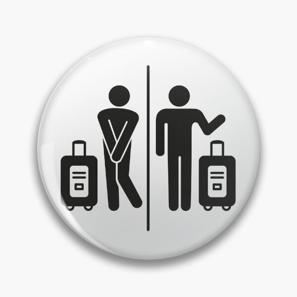 Item preview, Pictogram icon traveler's diarrhea, tummy ache, bathroom designed and sold by LucianoCosmo.