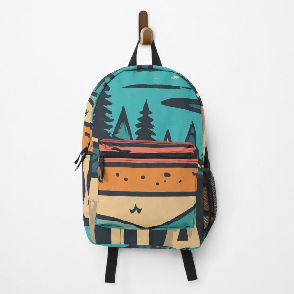 Item preview, Idaho - Vintage Sunset - Colorful Illustration designed and sold by Amazing States of America.