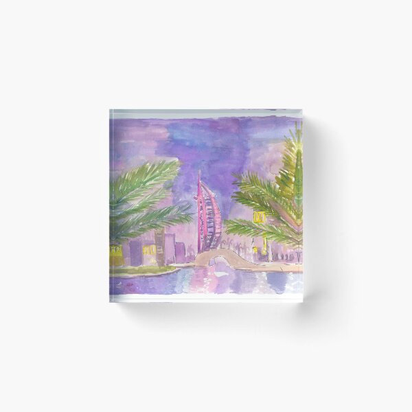 Item preview, Burj Arab Dubai Illuminated at Night designed and sold by artshop77.