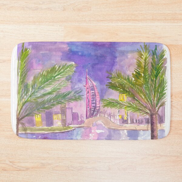 Item preview, Burj Arab Dubai Illuminated at Night designed and sold by artshop77.