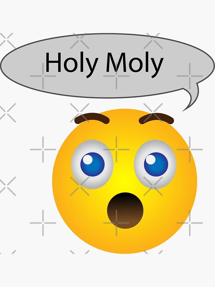 holay molay holy moly emoji | Art Board Print