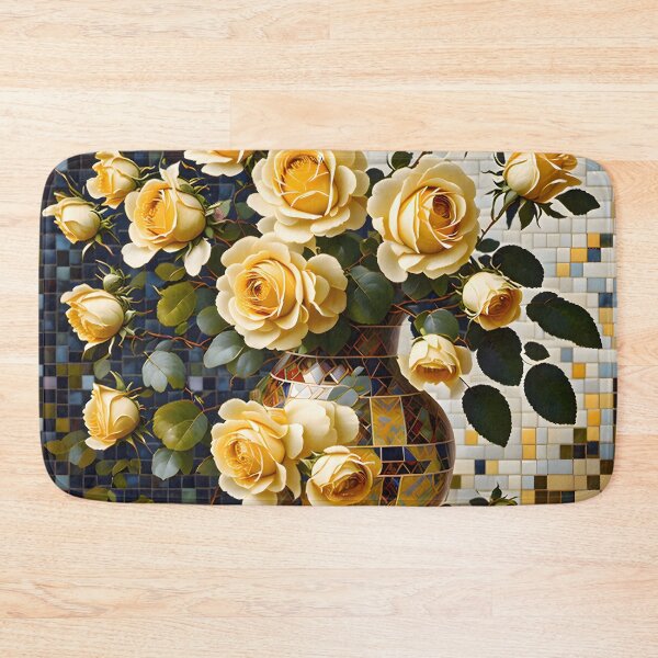 Item preview, Wattle Rose Mosaic designed and sold by DiscoGypsyFish.