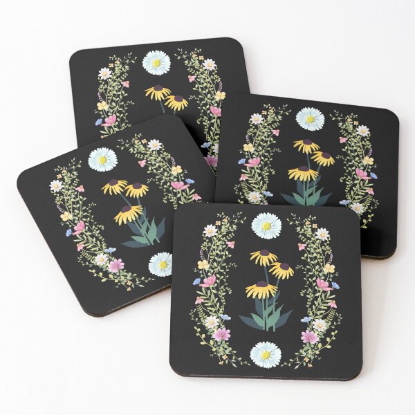 Item preview,  Watercolor wildflowers frames graphic design designed and sold by Openspace2020.