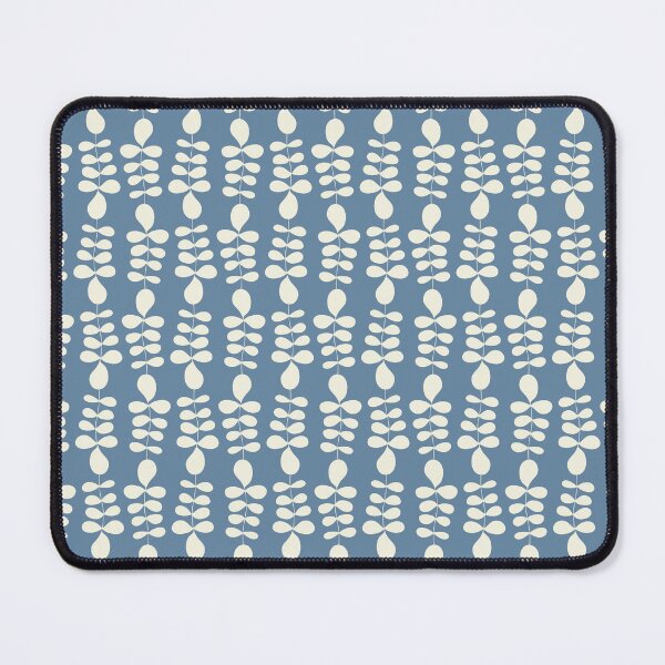 Item preview, Minimal Scandinavian style branch pattern in blue designed and sold by BrankaPD.