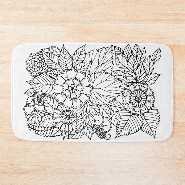 Item preview, Blank Coloring Book Flowers designed and sold by Zombie-Killa.
