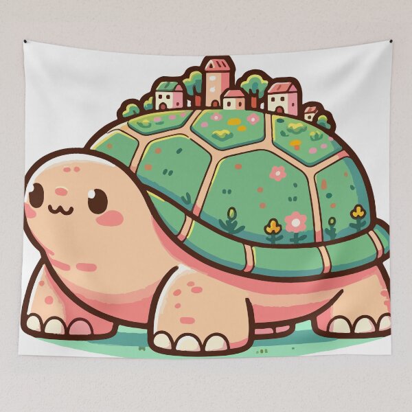 Item preview, Turtle Shell Countryside Tiny Town designed and sold by OniumEth.