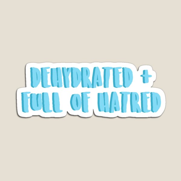 Item preview, Dehydrated & Full of Hatred (Blue) designed and sold by Ali Maeve Art.