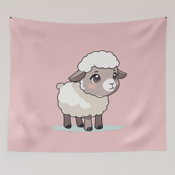 Item preview, Cute Standing Lamb Design designed and sold by Bilisik.