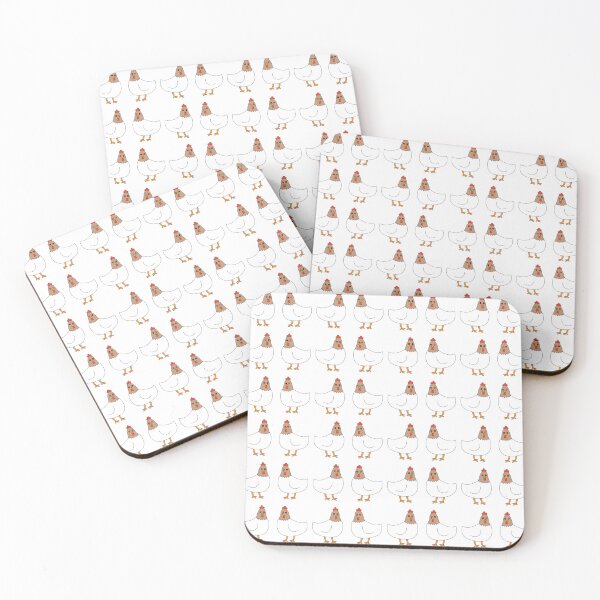 Item preview, Cute White Chickens designed and sold by JefimijaT.