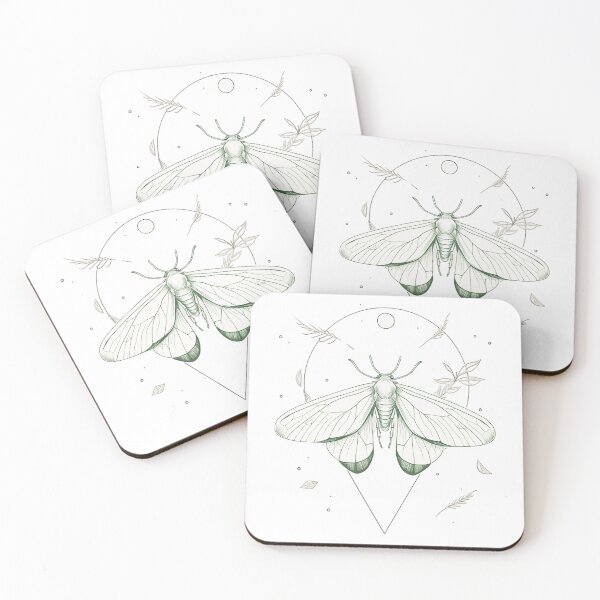 Item preview, Minimalist Moth Design designed and sold by LadyDelay.