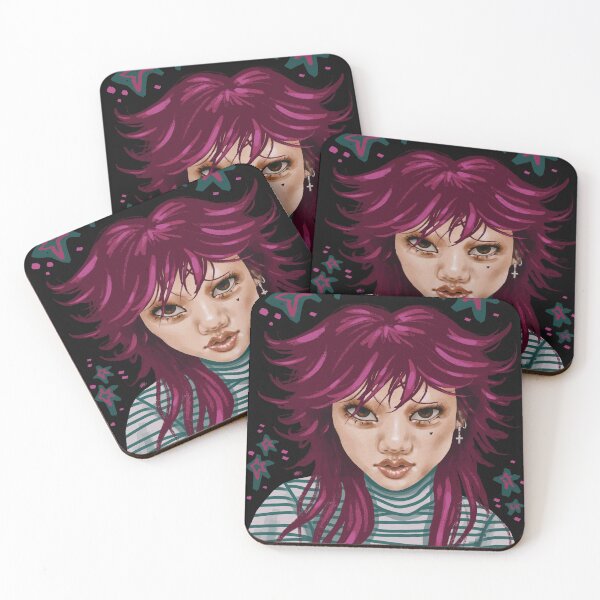 Item preview, pretty pink portrait designed and sold by ktlynbrown.