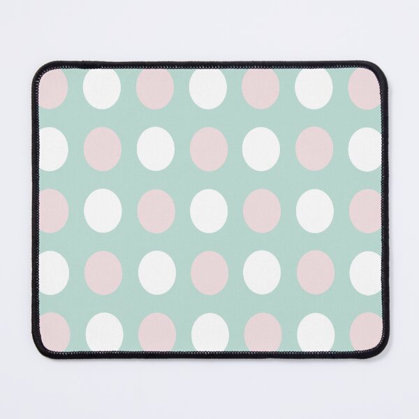 Item preview, PALE PINK, WHITE and MINT GREEN Symmetrical POLKA DOTS  designed and sold by RachelMacht.