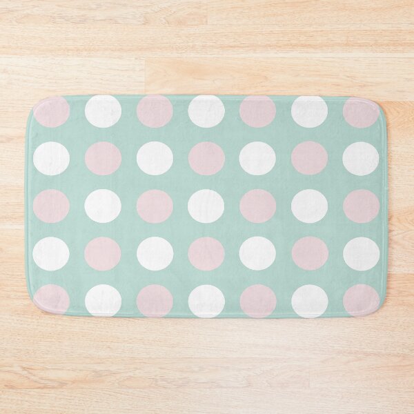 Item preview, PALE PINK, WHITE and MINT GREEN Symmetrical POLKA DOTS  designed and sold by RachelMacht.