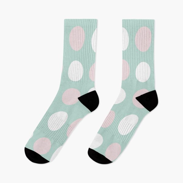 Artikelvorschau, Hellrosa, Weiß und Minzgrün Symmetrische POLKA DOTS entworfen und verkauft von RachelMacht.