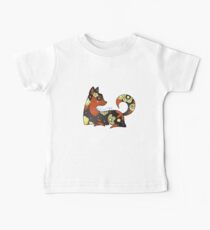 Black & orange dog Baby Tee