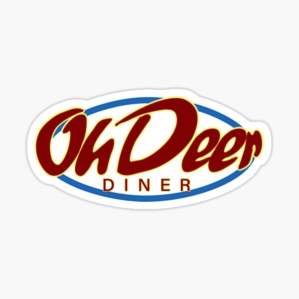 "Oh Deer Diner" Sticker for Sale by Buck254 Redbubble