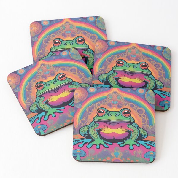 Item preview, Trippy Toad hanging with Mushroom Friends designed and sold by drumweaver.