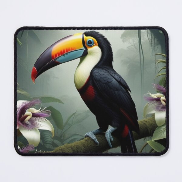 Item preview, Toucan bird in the rainforest designed and sold by Wilfried van Dokkumburg.
