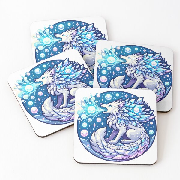 Item preview, Mythical Cosmic Breath Wolf in a Starry Universe designed and sold by OniumEth.
