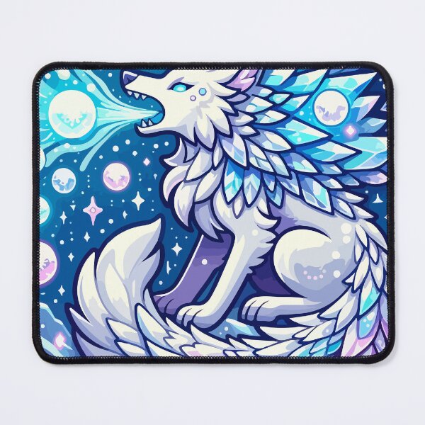 Item preview, Mythical Cosmic Breath Wolf in a Starry Universe designed and sold by OniumEth.