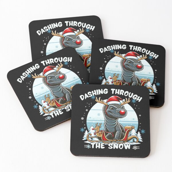 Item preview, Dashing Throught The Snow: Komodo Dragon designed and sold by ZbigArt.