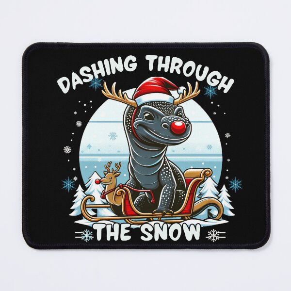 Item preview, Dashing Throught The Snow: Komodo Dragon designed and sold by ZbigArt.