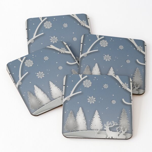 Item preview, Snowy Landscape Print - no text designed and sold by CampoShop.