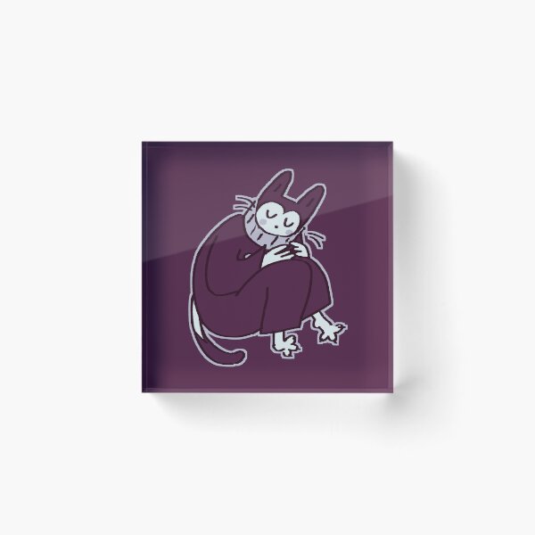 Item preview, cat pierrot sleeping soundly designed and sold by corkwas-here.