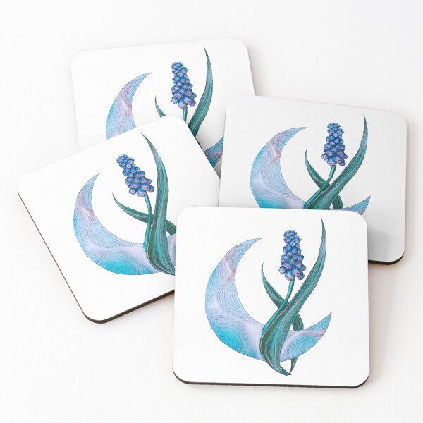 Item preview, Muscari and the moon designed and sold by Halyna Nechyporuk.
