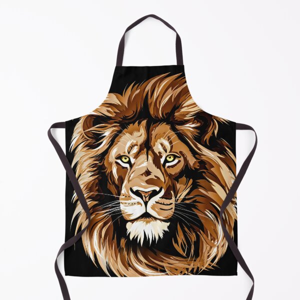 Item preview, Lion Brown Head in the Style of Detailed designed and sold by MagicColorPrint.