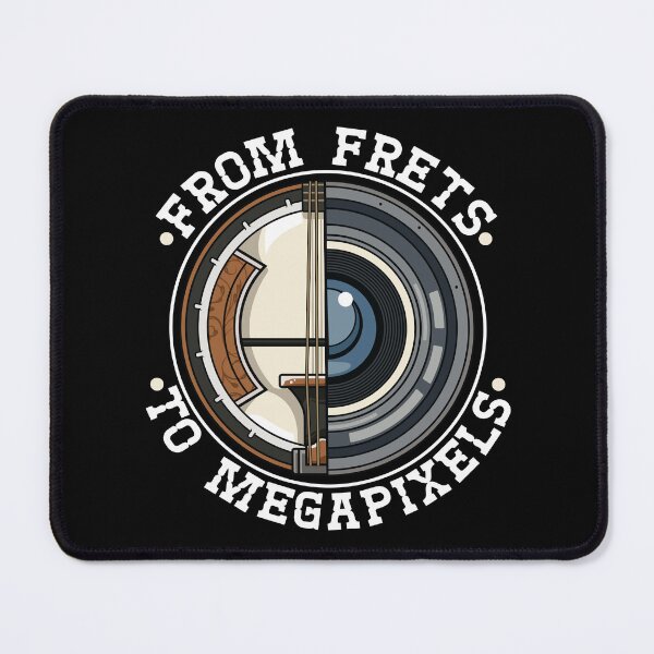 Item preview, Banjo and camera megapixels photographer hobby designed and sold by AnetteArt.