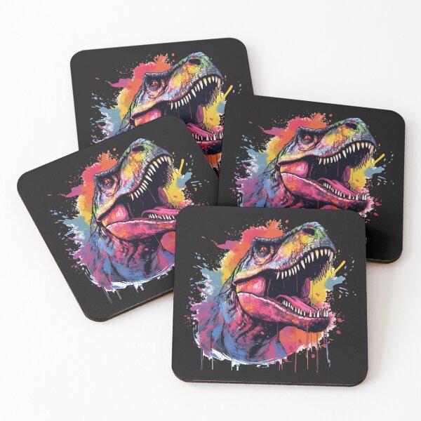 Item preview, Cool T-Rex dinosaur colorful designed and sold by Andrea-Design.