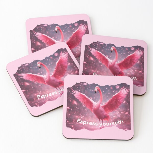 Item preview, Flamingo Express yourself designed and sold by KarakitAI.