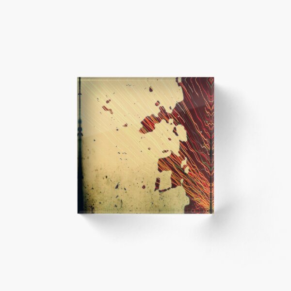 The Rust from my Belt, tells no lies! Acrylic Block