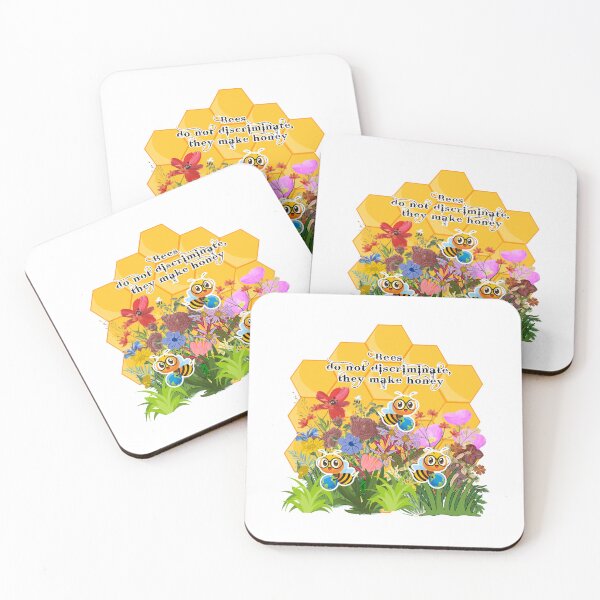 Item preview, Bees do not discriminate they make honey designed and sold by chipmuckdesignn.