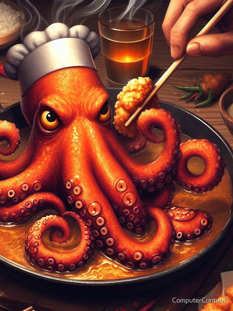 Thumbnail 5 of 5, iPhone Case, Angry Octopus Soup designed and sold by ComputerContent.