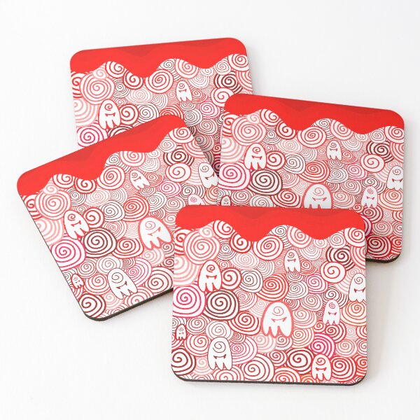 Item preview, Extraterrestre rojo arremolinado designed and sold by cube604.