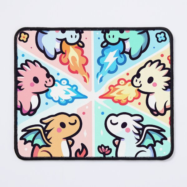 Item preview, Elemental Dragons: Whimsical Fantasy Creatures designed and sold by OniumEth.