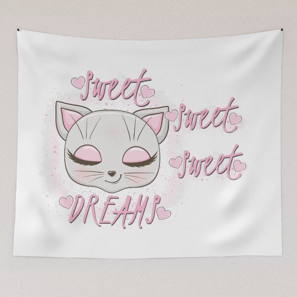 Item preview, Sweet sweet sweet dreams cat designed and sold by StudioARTHUR.