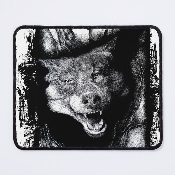 Item preview, Angry wolf - cute wolf, artistic drawing designed and sold by Marcin Glawdel.