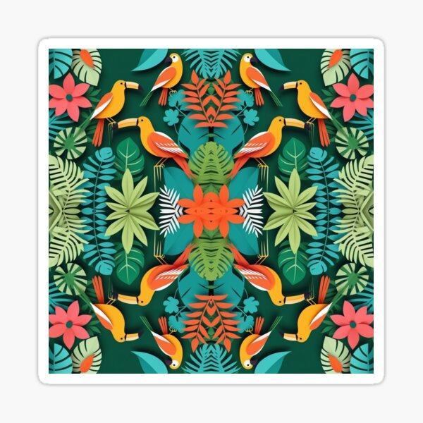 Item preview, toucan jungle dessin designed and sold by Wilfried van Dokkumburg.