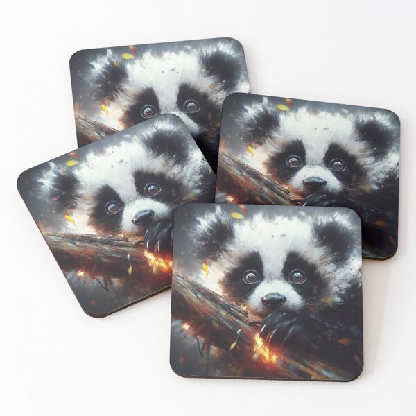 Item preview, Shy Panda Lemur designed and sold by ComputerContent.