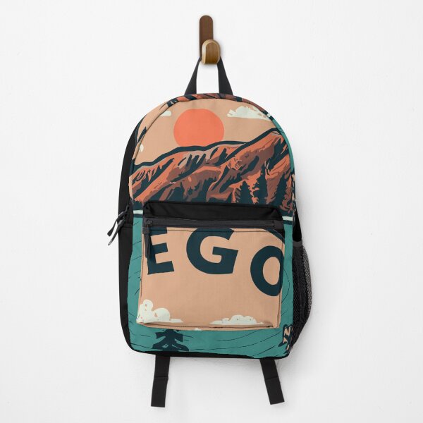 Item preview, Oregon - Vintage Sunset - Colorful Illustration designed and sold by Amazing States of America.