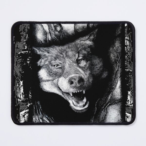 Item preview, Black wolf - angry wolf, artistic drawing designed and sold by Marcin Glawdel.